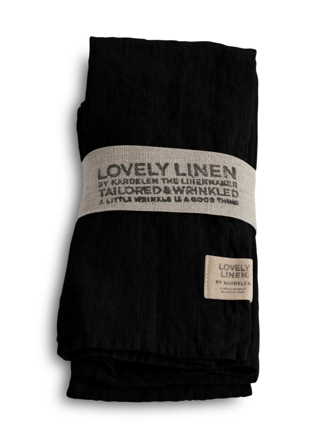 Napkin Lovely Black 45x45 cm
