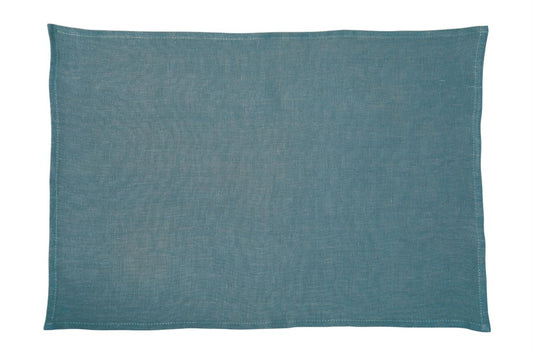Spisebrikke lin støvblå 33x48 cm