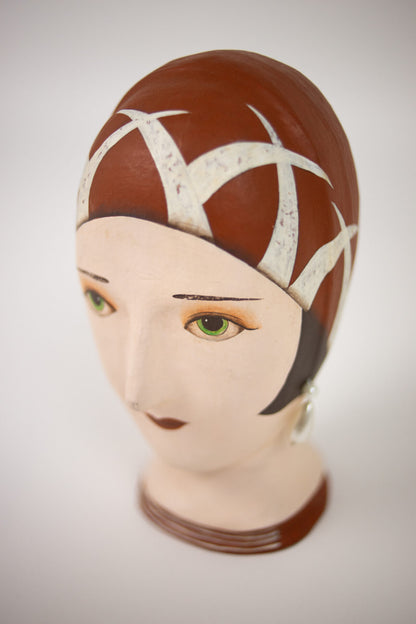 Dekor byste Mary-Jane rust 25 cm