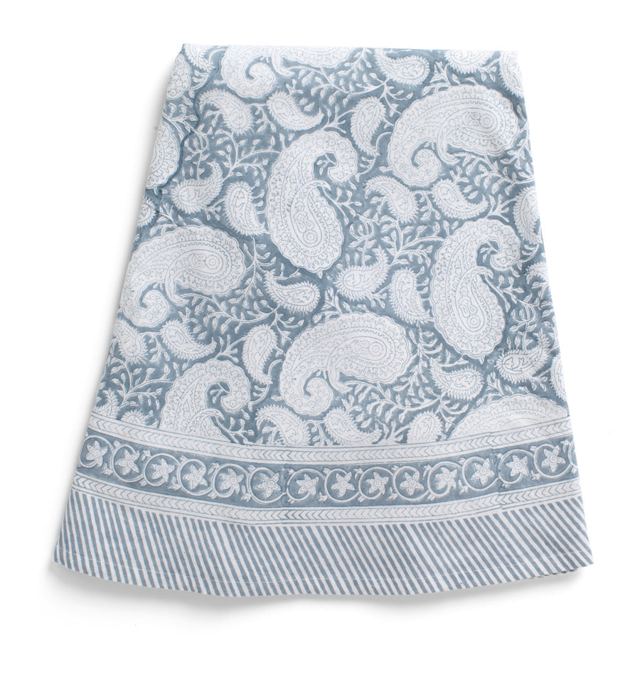 Duk Big Paisley Cashmere Blue rund 160 cm