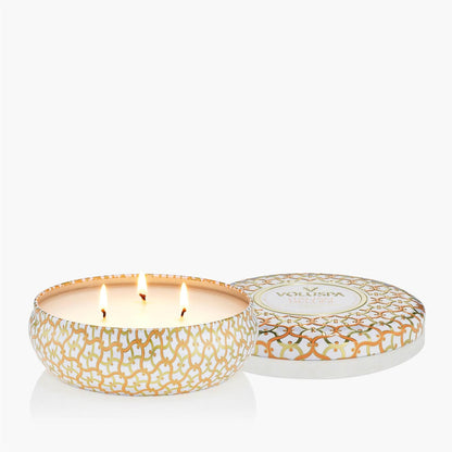 Italian Bellini 3 Wick Tin Candle 40 Timer