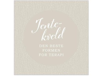 Serviett lunch Jentekveld terapi