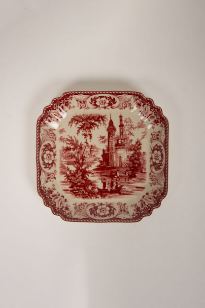 Estelle plate red 18 cm