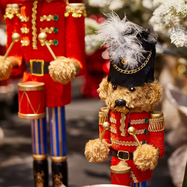 Teddybjørn m/trommer 38 cm