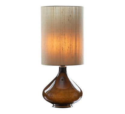 Flavia table lamp 70 cm Black Silk Grey Green shade
