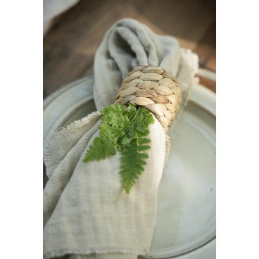 Braided napkin ring