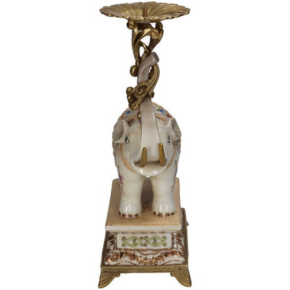 Lysestake elefant 28 cm