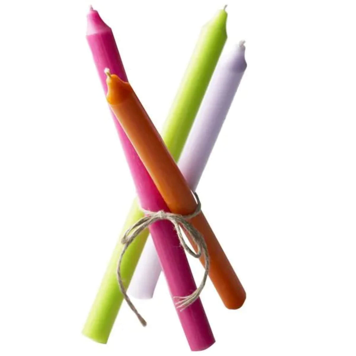 Candles dark orange 29 cm