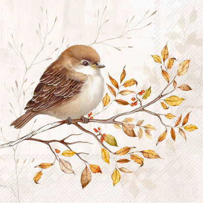 Serviett lunch Autumn Melody cream