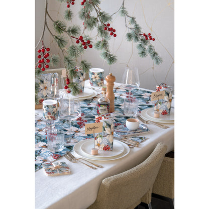 Serviett lunch Winter poinsettia
