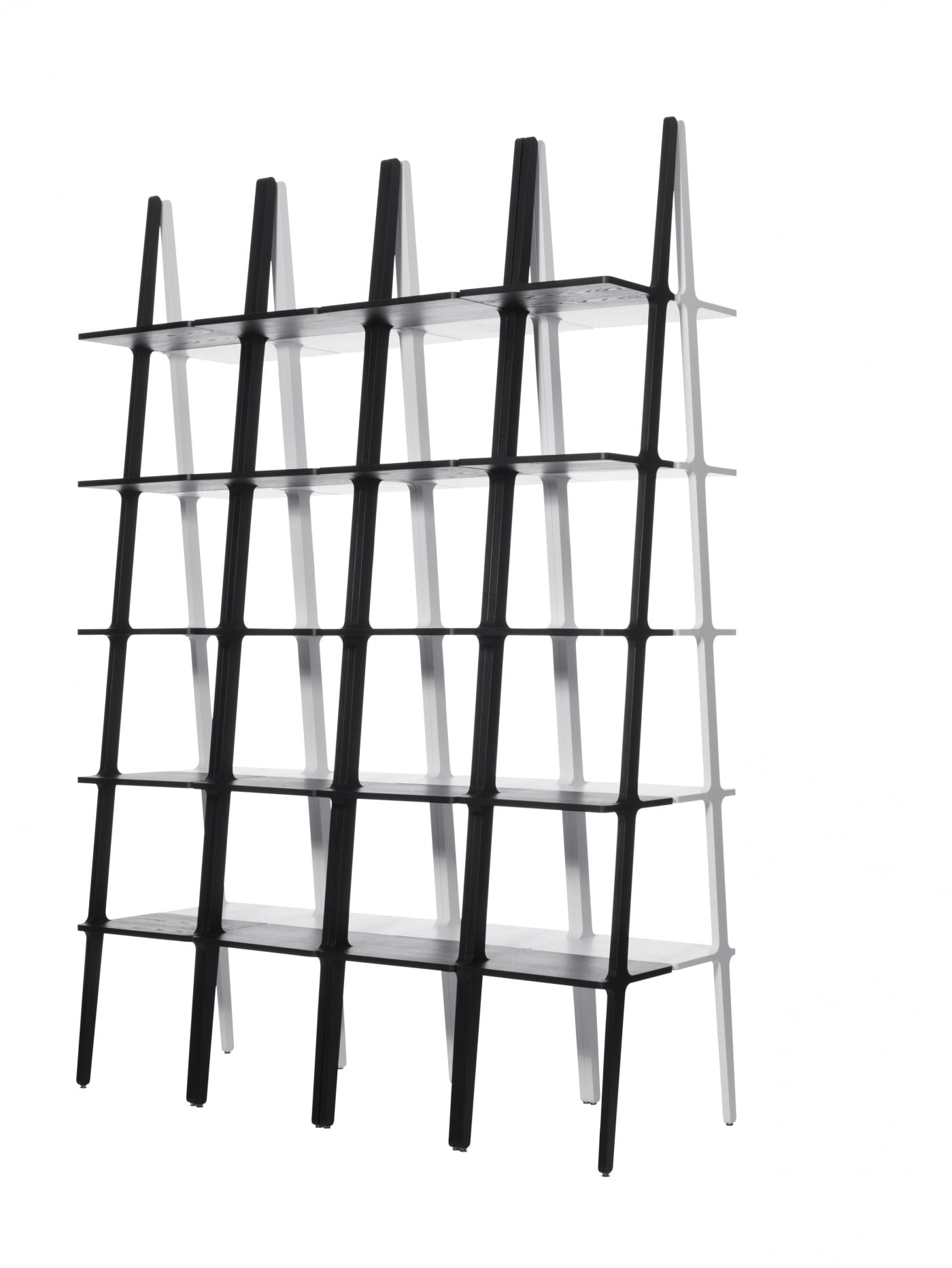 Swedese Libri 5 shelves Black ash