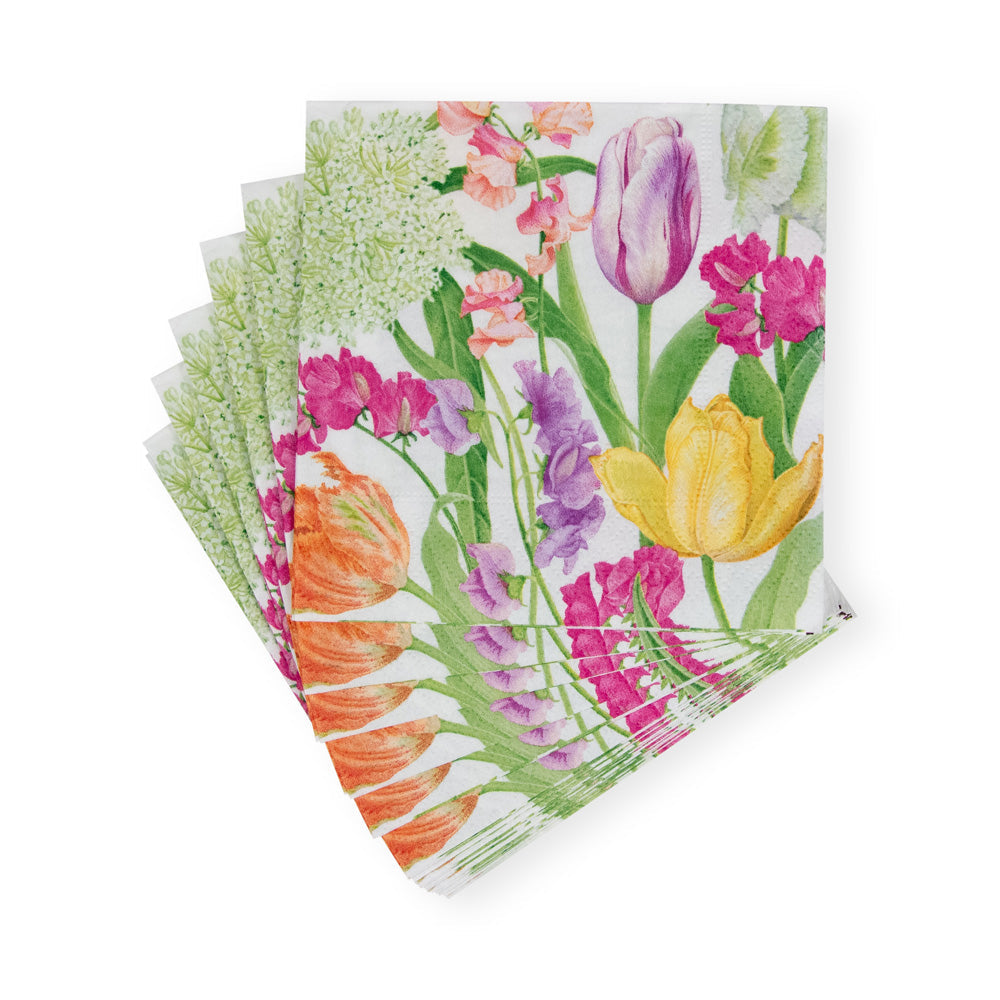 Napkin coffee Spring flower show