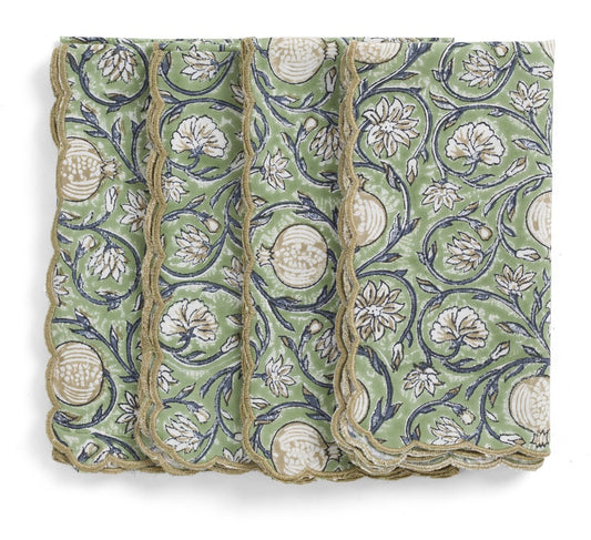 Serviett Tangier Pomegranate Green 50x50 cm