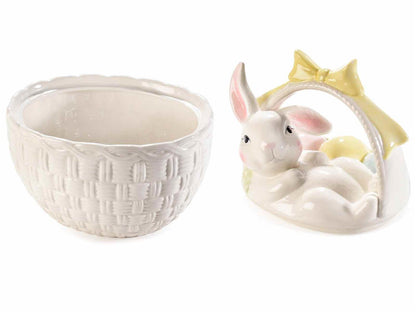 Jar with bunny 22x17 cm