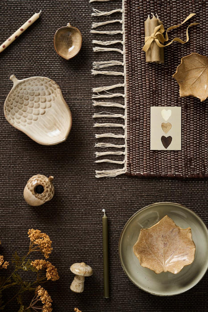 Kronelys olivengrønn stearin 1,3x20 cm