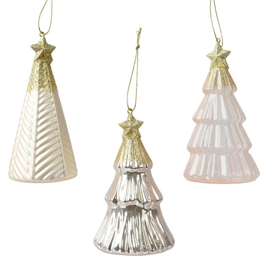 Christmas tree decoration Christmas tree with star 12 cm